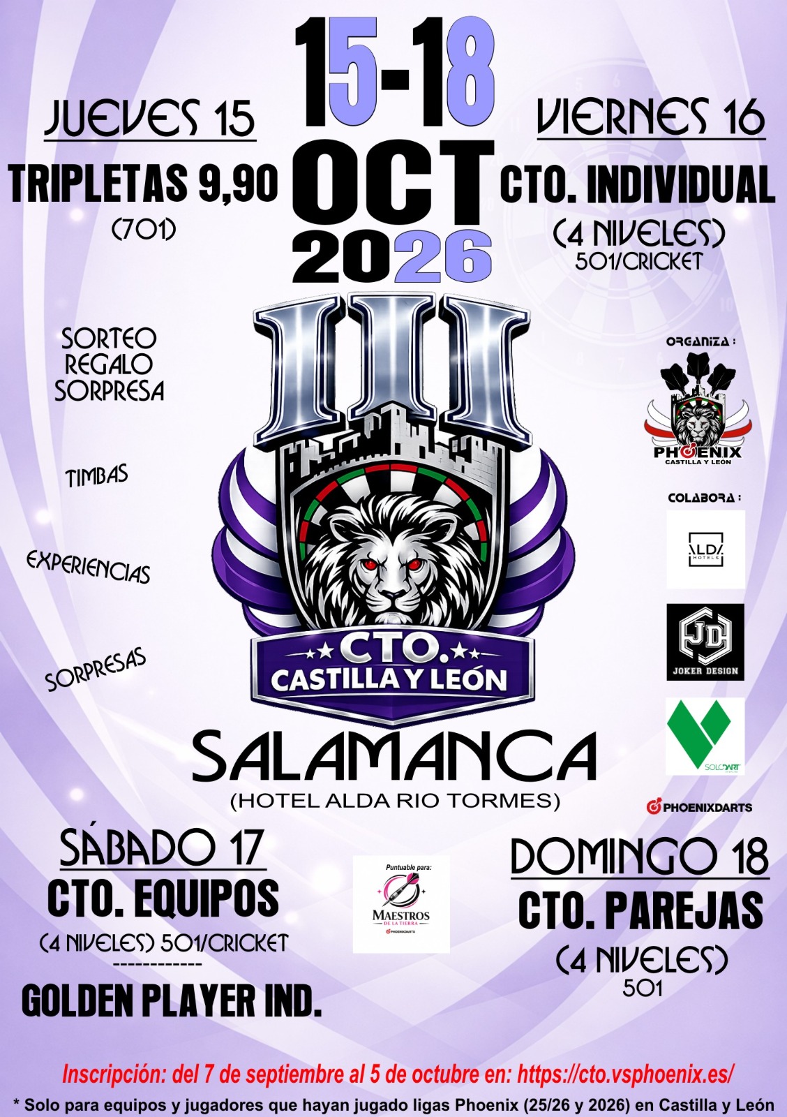 Cartel de horarios